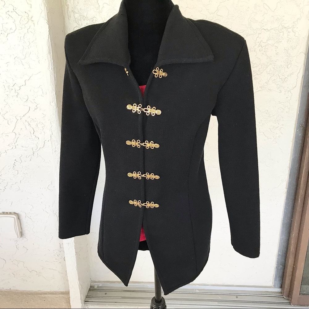 ✨Vintage France Petrovitch & Eva Robinson 100% Wool Blazer, Sz 44 (12)